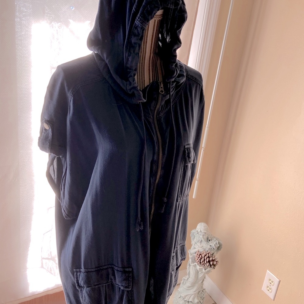 Maurice’s Hooded Blue Jacket L/XL - Picture 10 of 10